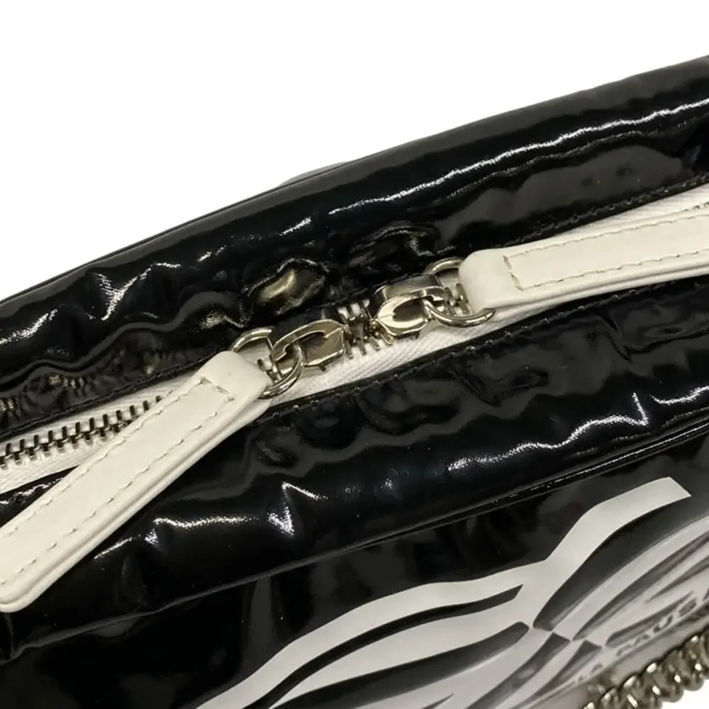 Chanel Shoulder Bag Black White